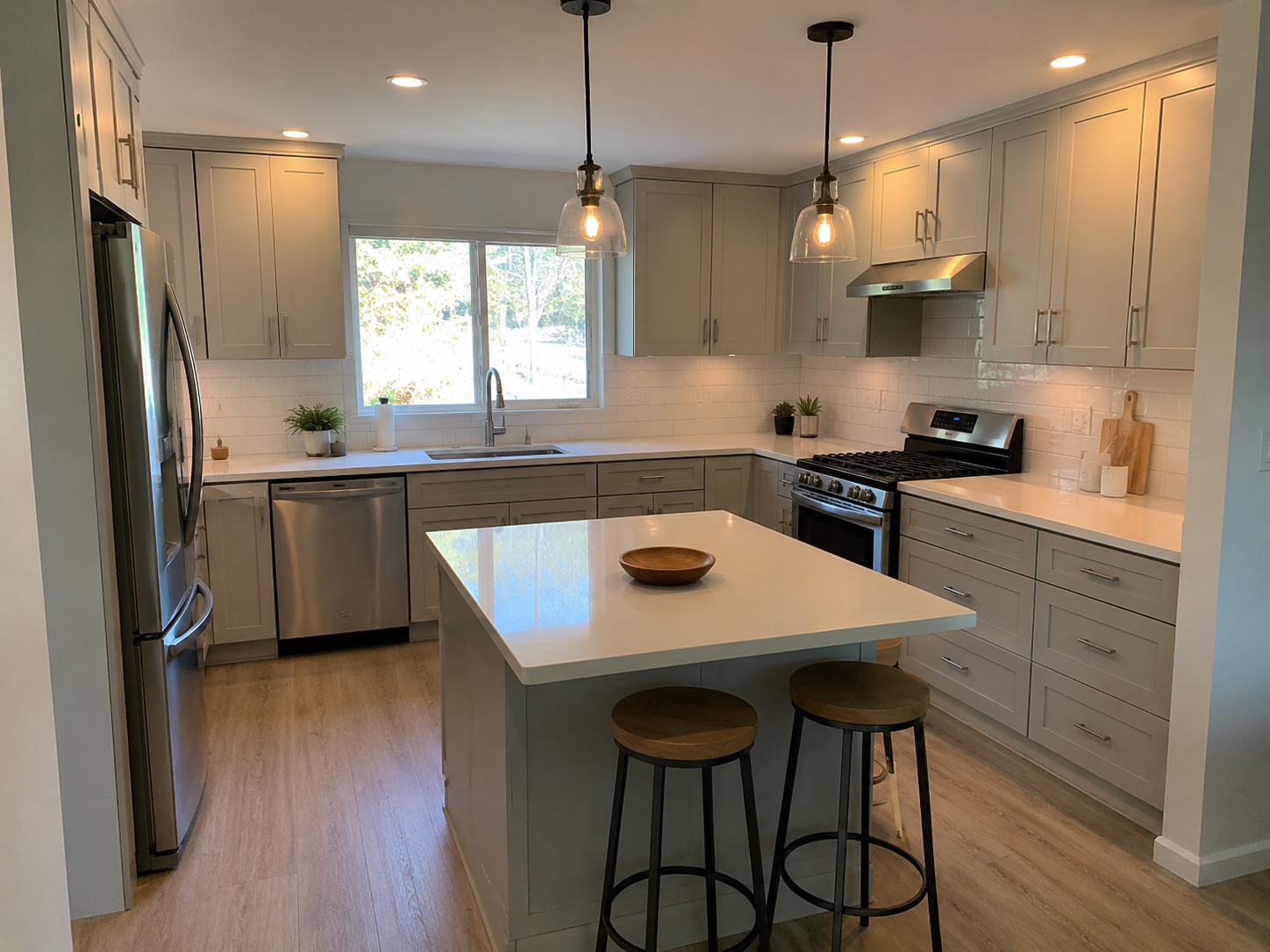 Kitchen remodeling project example